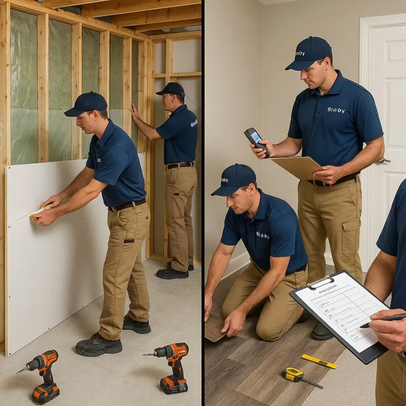 Repairs and Reconstruction process in Pulaski, WI